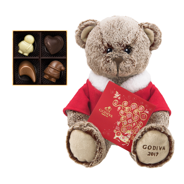 ゴディバ(GODIVA)レンヌ ドゥ ノエル ベア 4粒