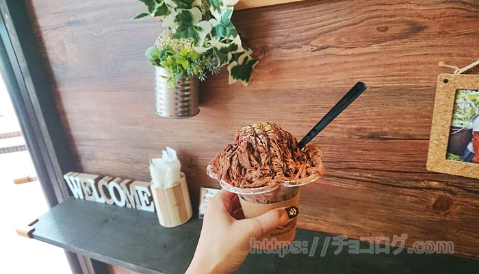 【かき氷】MAMANO(ママノ)チョコレートのスノーマウンテンレビュー!値段は1,000円
