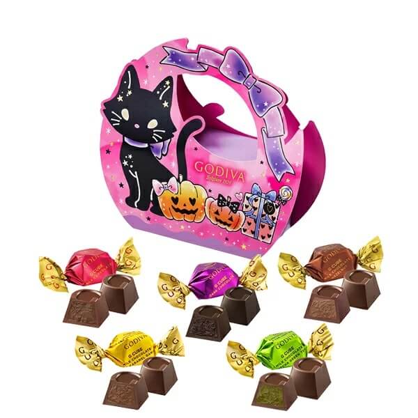 ゴディバ(GODIVA)のハロウィン2021は黒猫とパンプキン！可愛いチョコレート♪